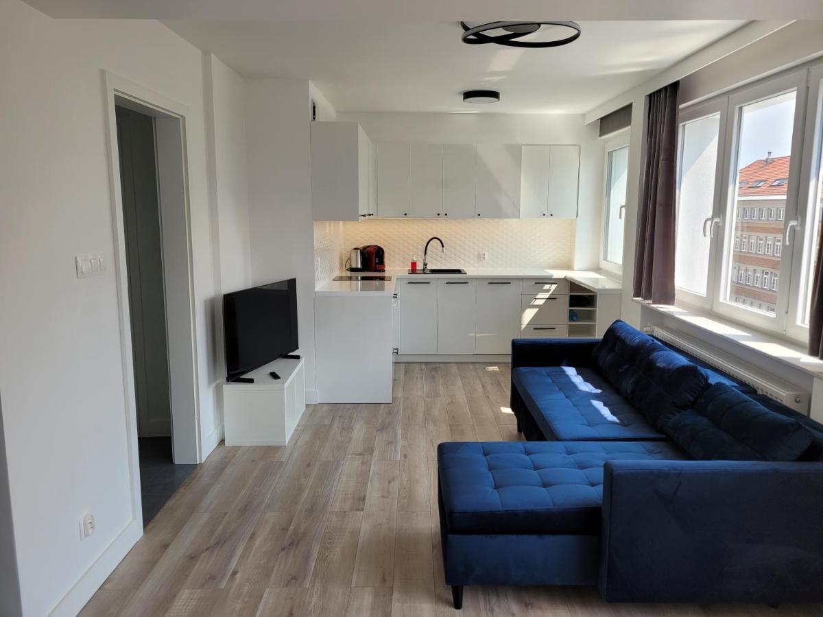 Sloneczny Apartament Przy Filharmonii, Walach Chrobrego Szczecin Exterior foto