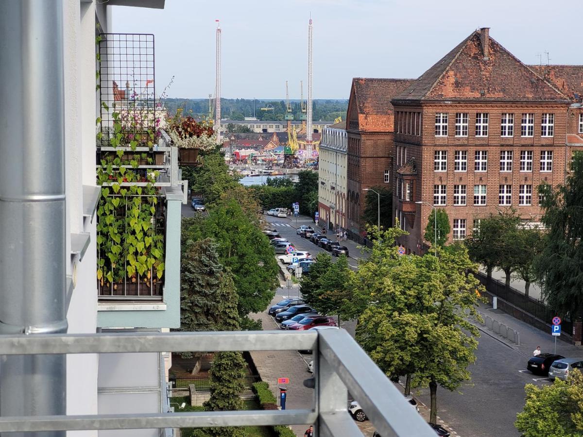 Sloneczny Apartament Przy Filharmonii, Walach Chrobrego Szczecin Exterior foto
